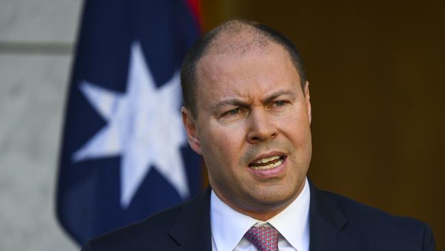 Australian Treasurer Josh Frydenberg. Picture: AAP Image/Lukas Coch.