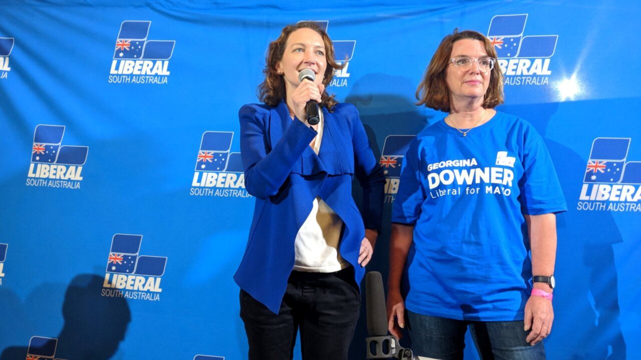 Liberal Georgina Downer concedes in the Mayo by-election 