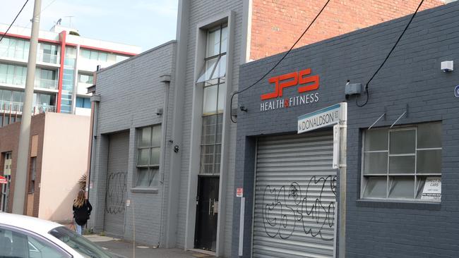 Mark “Bomber” Thompson’s Port Melbourne home. Picture: Lawrence Pinder