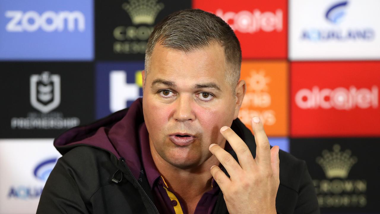 Broncos coach Anthony Seibold has engaged lawyers. Picture: Mark Kolbe/Getty Images