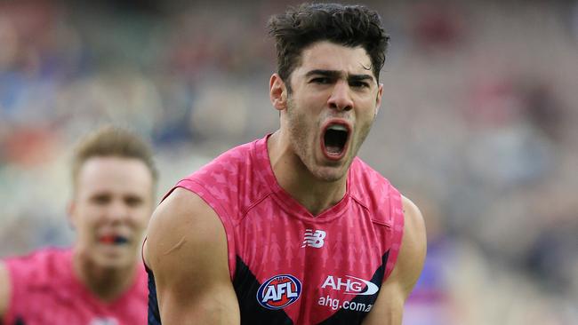 Can Christian Petracca fire his team past the Bulldogs? Picture: Wayne Ludbey