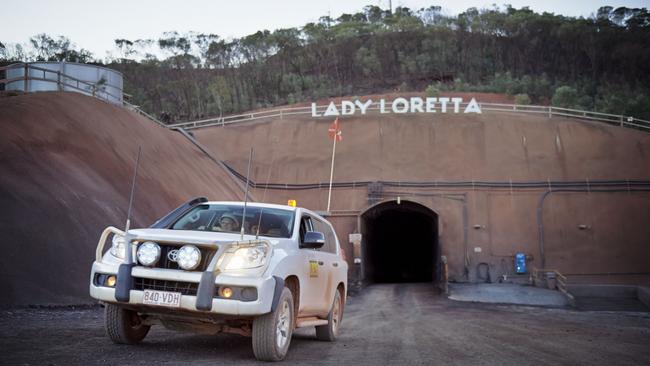 The Lady Loretta mine, 140km northwest of Mt Isa.