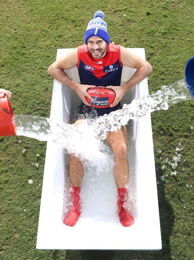 Petracca said it took him half an hour to decide on his Big Freeze costume. Picture: Michael Klein