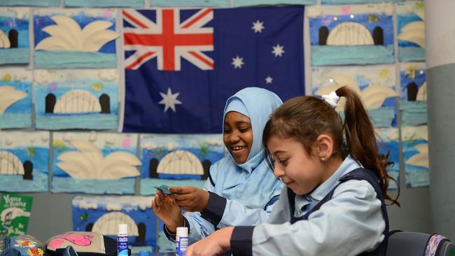 Students at Al Faisal College, Campbelltown. Picture: Supplied