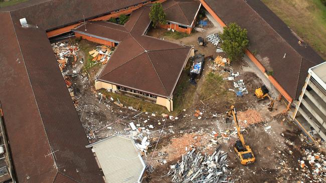 The Sea Convent being demolished in 2016. Picture by Scott Fletcher