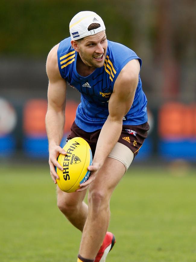 No question marks over star Hawthorn forward Luke Breust, who should see some midfield time in 2019.