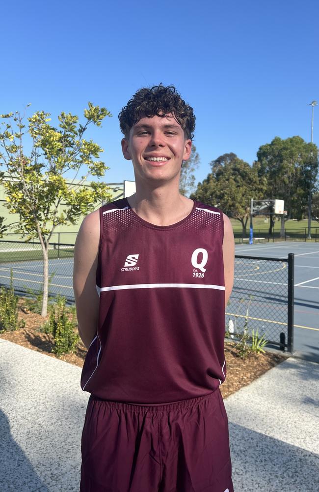 QRSS School Sport Netball under-19 boys. Pictured: Maxwell Carson