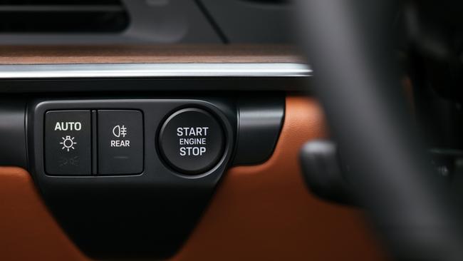 The new 911 has a push-to-start button in place of a twisting key. Picture: Supplied