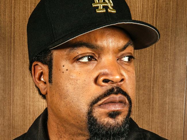 Ice Cube and son O'Shea Jackson Jr in town for Straight Outta Compton Movie. Pictured at the Park Hyatt Sydney. Picture: Jonathan Ng
