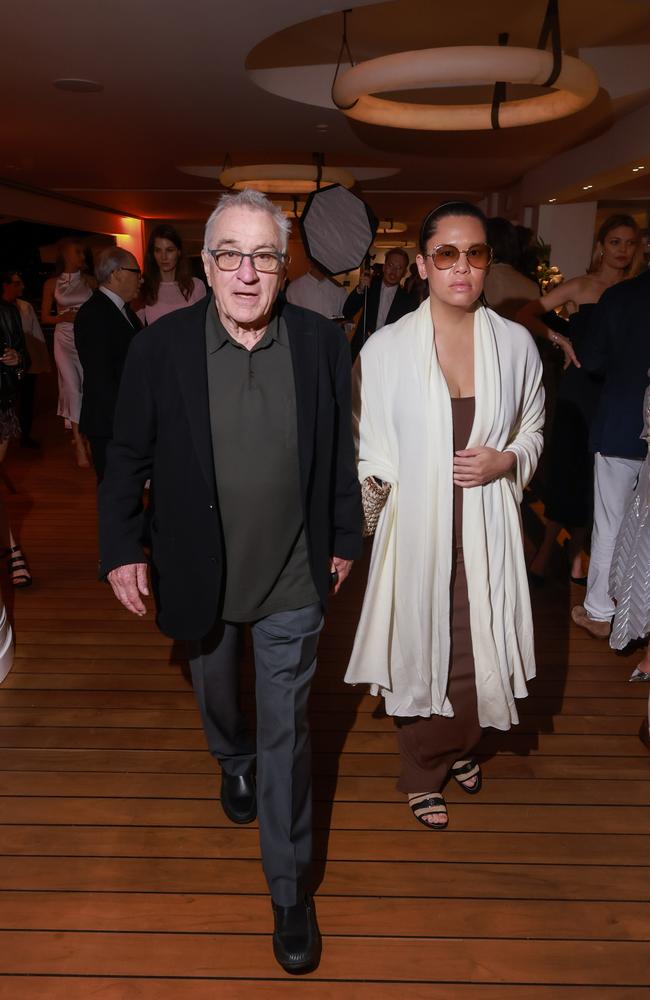 Robert De Niro and Tiffany Chen attends the Cannes Film Festival . Picture: Getty