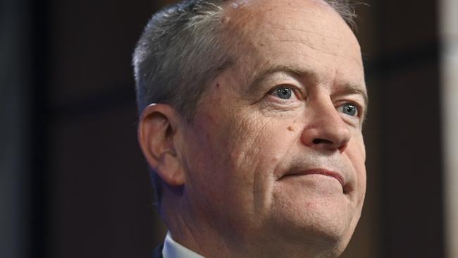 CANBERRA, AUSTRALIA, NewsWire Photos. DECEMBER 7, 2023: NDIS and Government Services Bill Shorten addresses the National Press Club of Australia in Canberra. Picture: NCA NewsWire / Martin Ollman