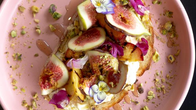 Fig and mascarpone at Nelson Box Hill. Picture: Supplied.