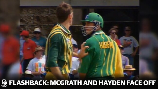 Flashback: McGrath and Hayden face off