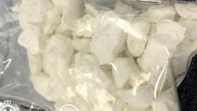 Two men have been arrested and police have made a significant drug seizure following a search at Morphett Vale. Picture: SA Police