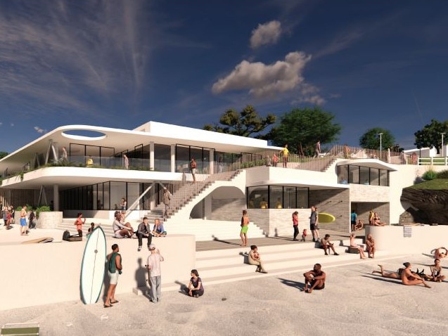 An artist impresson of the finished redevelopment .Picture: Waverley Council