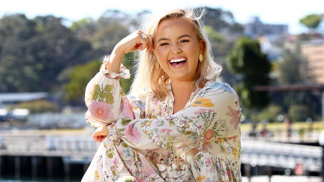 Elly Miles pictured in Pyrmont after starring on The Bachelor TV show. Picture: Toby Zerna