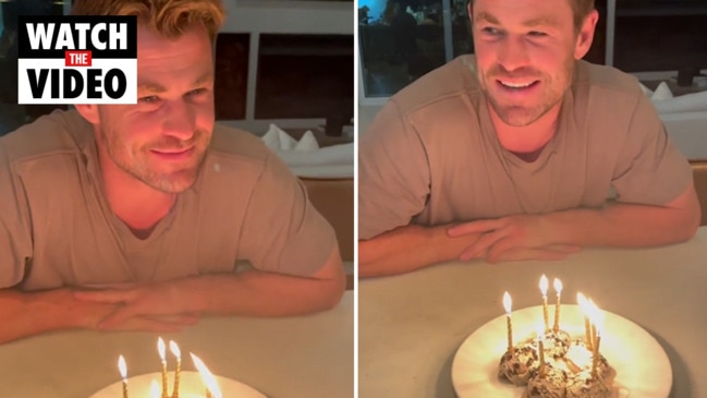 Chris Hemsworth celebrates his birthday at home with family