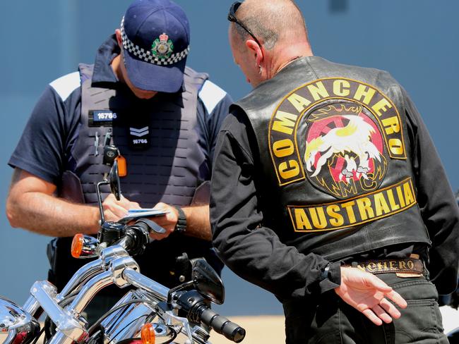 Police have been compiling a dossier on bikies in NSW.