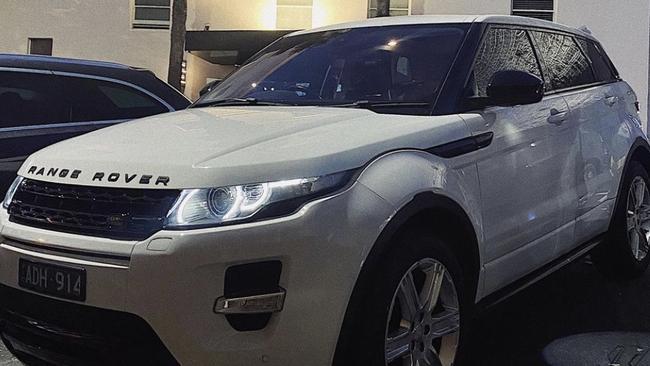 Effie Kats’ stolen car. Picture: Instagram