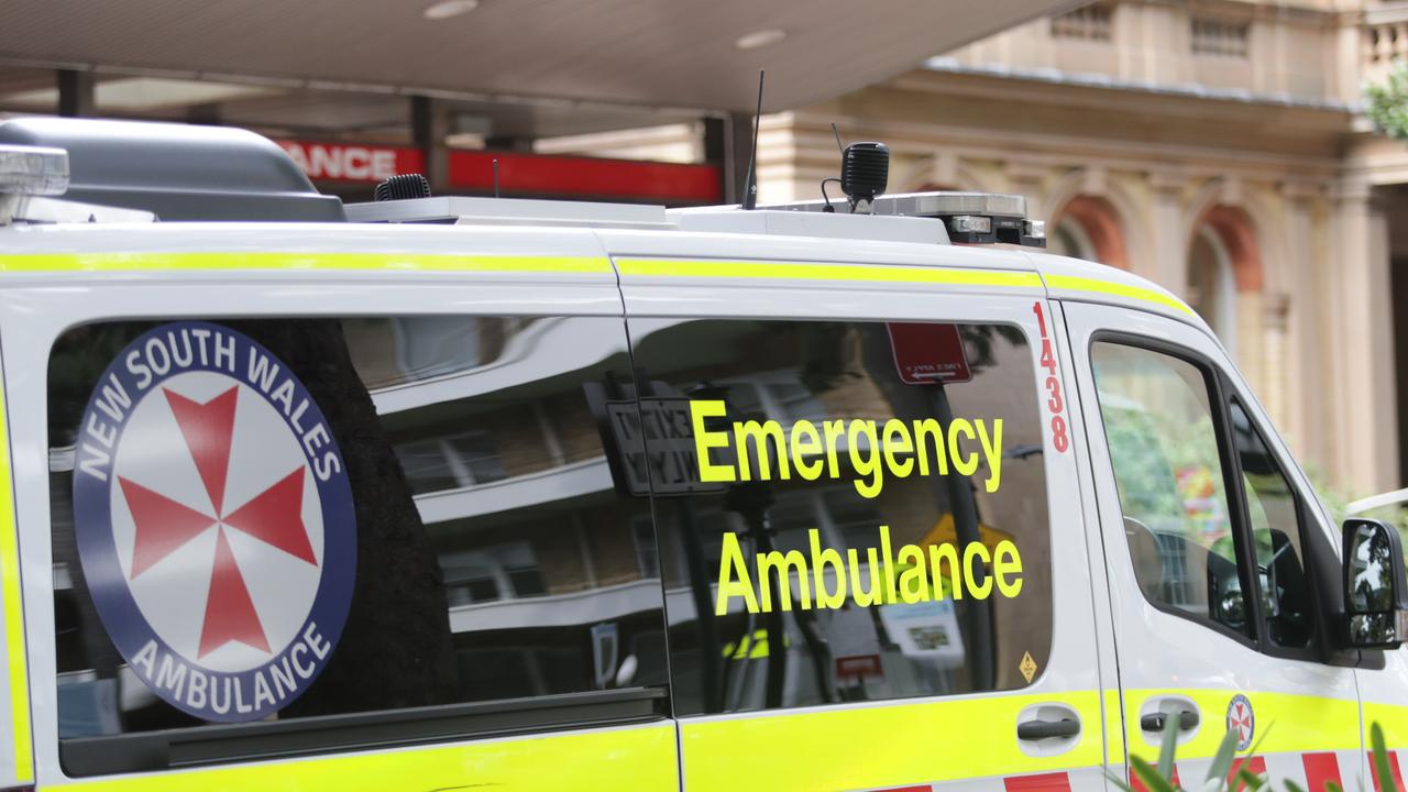 Police and NSW Ambulance were called to Parkside Cres in Campbelltown following reports from people who were concerned about the welfare of a 41-year old man. Picture: Christian Gilles / NewsWire