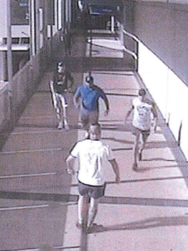 Moments before the confrontation began. Picture: Queensland Police Service