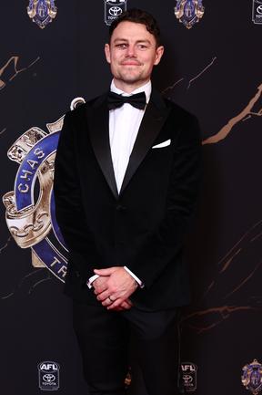 Lachie Neale arrives ahead of the Brisbane Lions 2024 Brownlow Medal function at The Gabba. (Photo by Chris Hyde/AFL Photos/via Getty Images)