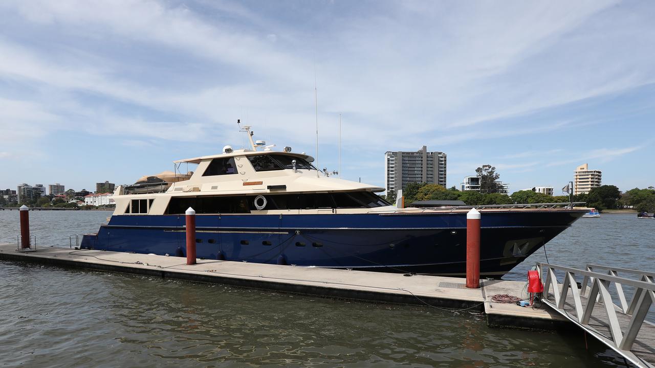 Items up for auction at Shafston House include this yacht. Pics Tara Croser.