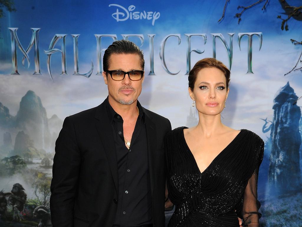 Brad Pitt and Angelina Jolie in happier timers. Picture: Eamonn M. McCormack/Getty Images