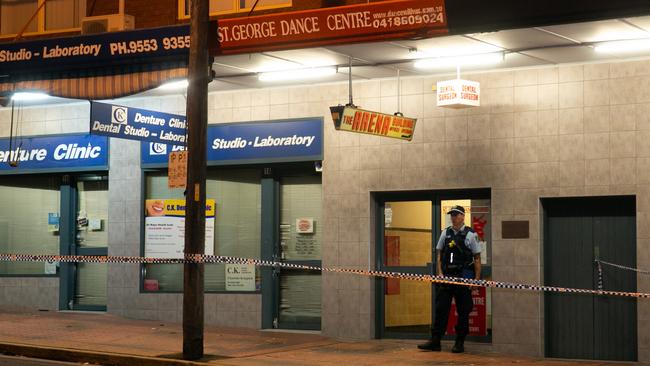 St George Dance Studio at Kogarah, where the alleged attack on the girl occurred.