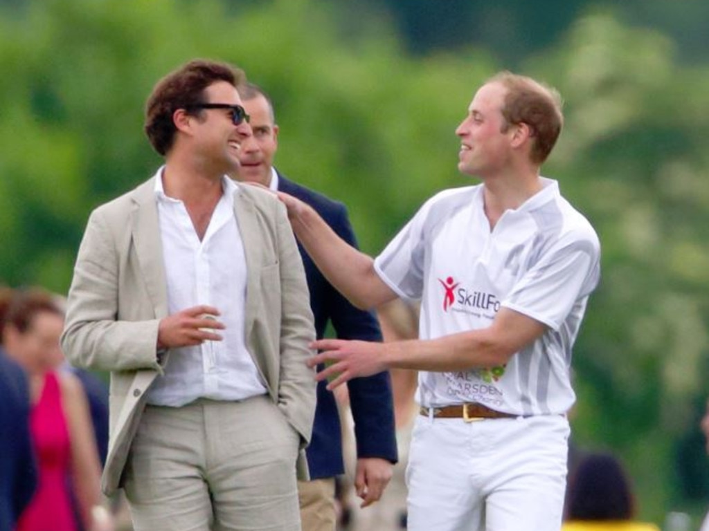 Prince William and Thomas Van Straubenzee have been friends since their school days. Picture: Supplied