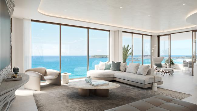 The apartments are all big on space and with breathtaking views. Picture: Supplied