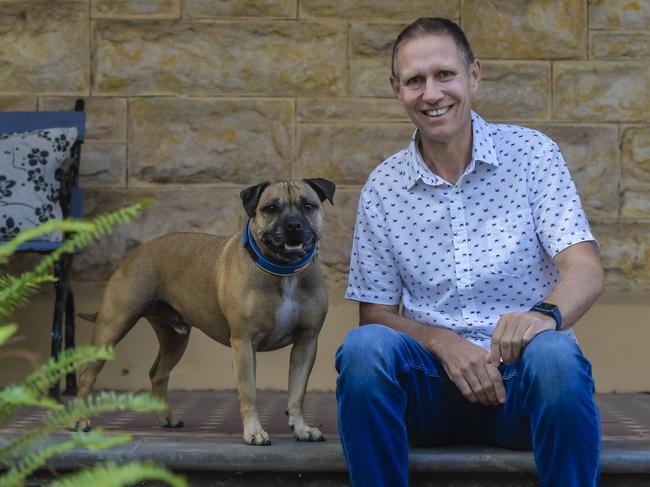 EMBARGO FOR TWAM 23 APRIL 2022. FEE MAY APPLY. Richard Harris Richard Ã¢â¬ËHarryÃ¢â¬â¢ Harris SC OAM is an Australian anaesthetist and cave diver who played a crucial role in the Tham Luang cave rescue. He has written a book which features his dog ,Ã¢â¬ÂAlfieÃ¢â¬Â who is pictured as well.Wednesday 30 March 2022 Pic Roy VanDerVegt