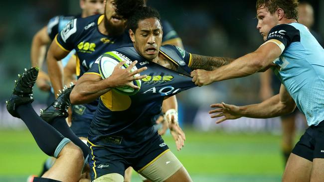 Joe Tomane will miss the Brumbies’ clash against the Blues in Auckland. Picture: Gregg Porteous