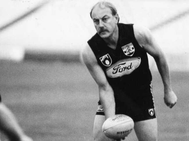 Malcolm Blight’s pre-game speech against Carlton in 1994 has gone down in Cats folklore. Picture: Mark Brake