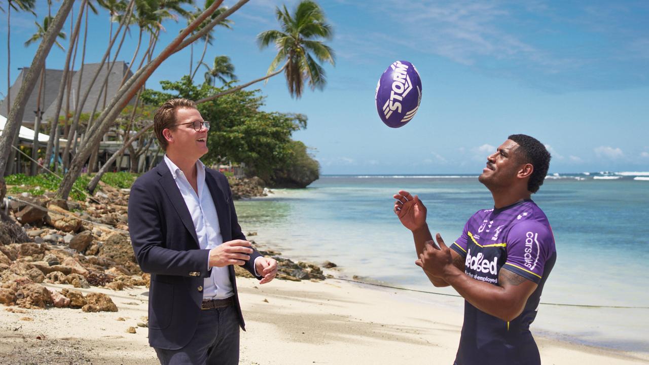 Tui Kamikamica is thrilled to be playing a game in Fiji. Picture: Supplied