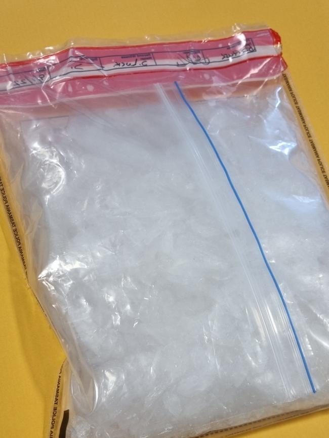 A man and a woman have been charged after 500g of ice was seized at Launceston Airport. Picture: Tasmania Police.