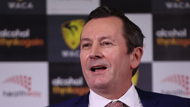 WA Premier Mark McGowan has called for a Grand Final bye if his states secures the decider. Picture: Paul Kane/Getty Images