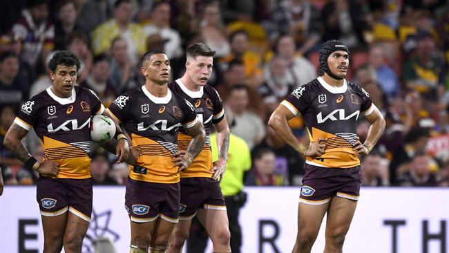 The Broncos lost their 14th consecutive game against the Storm at Suncorp Stadium.