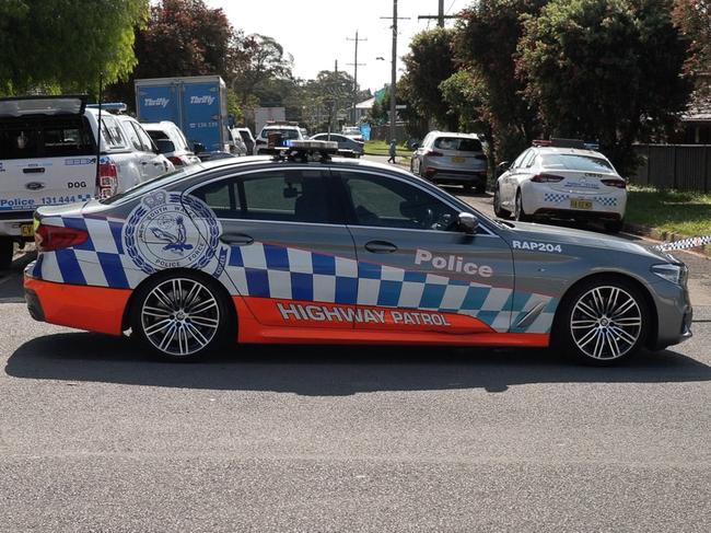 Photo of the seized Ford Mustang at Guildford. The NSW Police Force has seized the suspected getaway car used in a murder and charged 10 people as part of major ongoing operations targeting criminal networks in Sydney’s south-west., ,  , , Earlier this month, in response to public acts of violence, South West Metropolitan (SWM) Region initiated Strike Force Hawk, a high-visibility operation which deploys various strategies to prevent and disrupt serious and organised crime within the community.