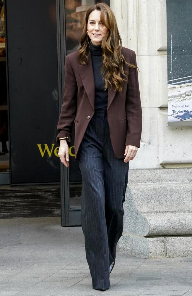 Kate made a visit to The National Portrait Gallery on February 4. Picture: Arthur Edwards – WPA Pool/Getty Images