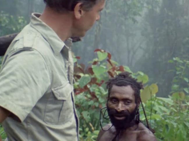 Sir David remembers his remarkable meeting from A Blank on the Map with a lost tribe in the remote parts of New Guinea. Picture: BBC Earth