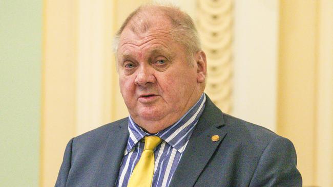 LNP Member for Capalaba Russell Field delivers his maiden speech to Parliament. Picture: Glenn Campbell/NCA NewsWire