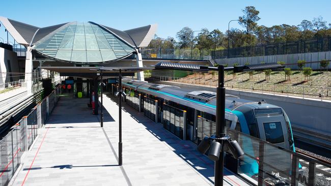 Hospital staff and patients will be able to access the new Rouse Hill Hospital using the Sydney Metro. Picture: Monique Harmer