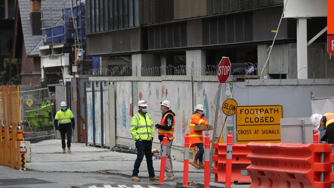 Smaller players are taking on the big boys of development in Melbourne’s construction game. Picture: David Crosling