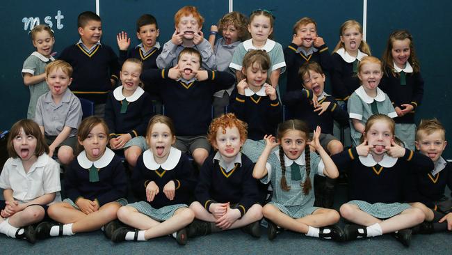 St Patrick’s Primary School Prep FJC Back row L-R: Chloe Drake, Mateo Costoya-Henriques, Leon Marinovic, Ned Diery, Teddy Christou, Annabelle McLachlan, Jack Trewin, Margot Williams, Isabel Madden. Middle row: Lincoln Nash, Zarli Landthaler, Charlie Cox, Ines Patrick, Billy Le Maitre, Sadie Selwood. Front row: Ash Jenyns, Sofia Batterham, Lily Donati, Archer Rivett, Evie McConvill, Sadie Phegan, Elliott McBean.