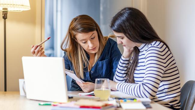 So would she rather be out with her friends than doing holiday homework with her mum? Picture: Istock