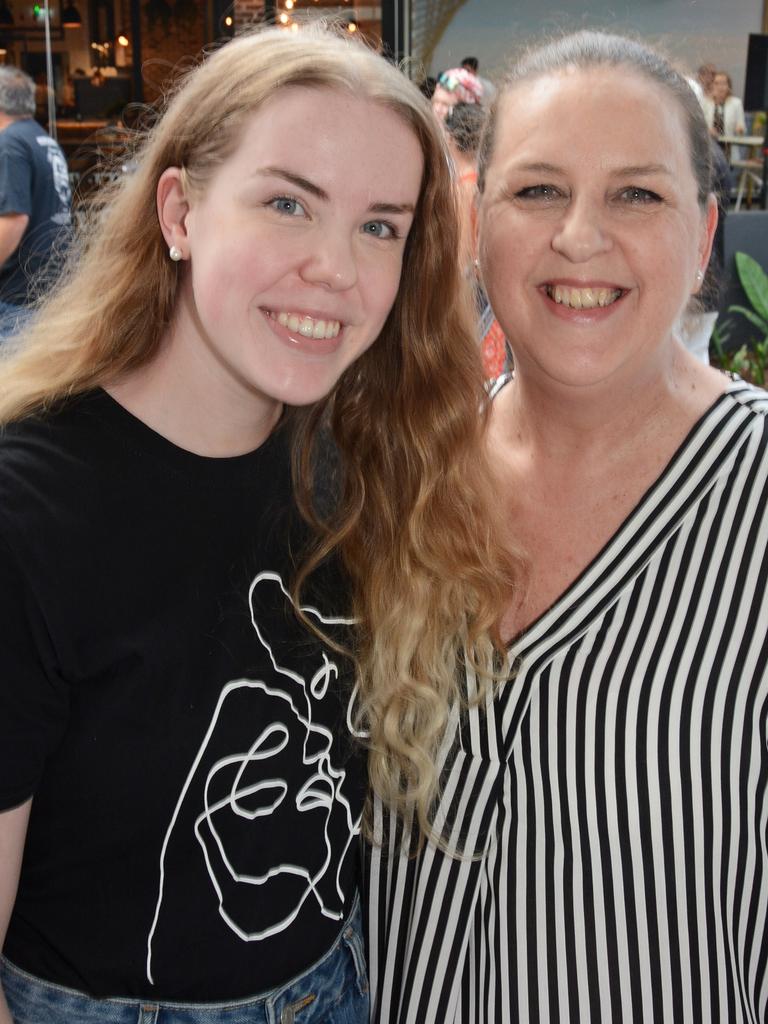 Sophie and Jane Dart at opening of Harbour Eats at Harbour Town, Labrador. Picture: Regina King.