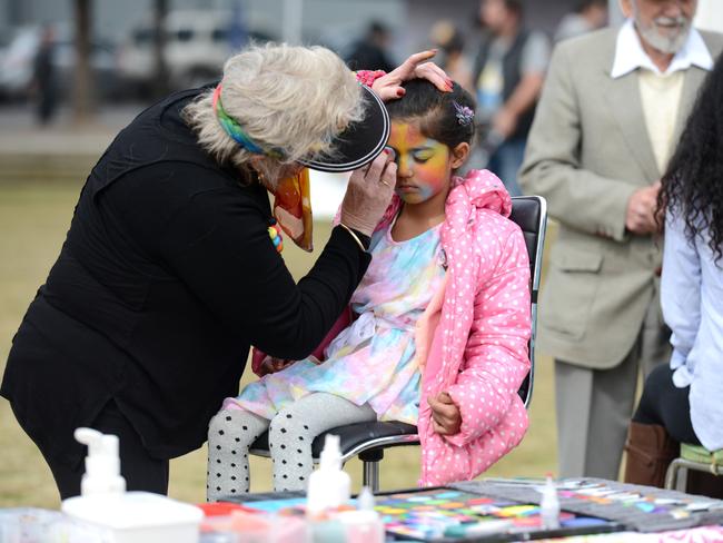 Face painting will be available at the Old Bundy Tavern as part of their family friendly NYE celebrations. Pic: Cormac Hanrahan