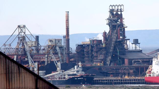 The Arrium steelworks at Whyalla. Picture: Calum Robertson