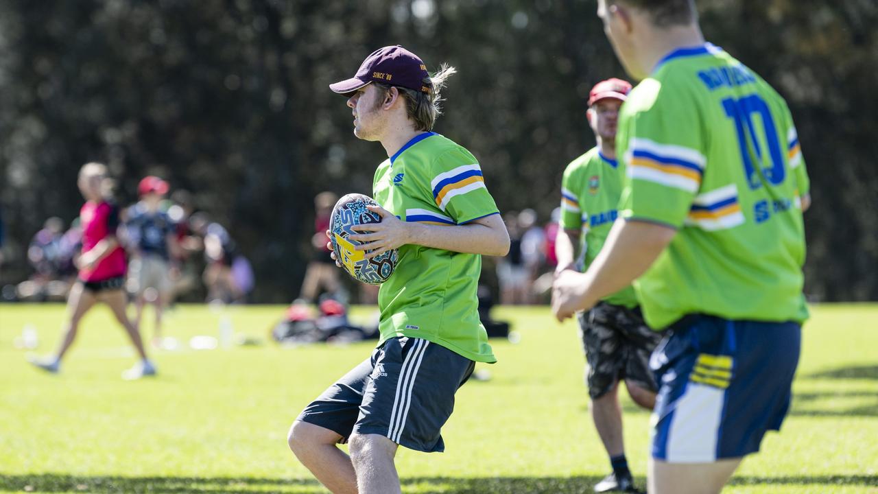 Nicholas Winnett steps for Raiders.